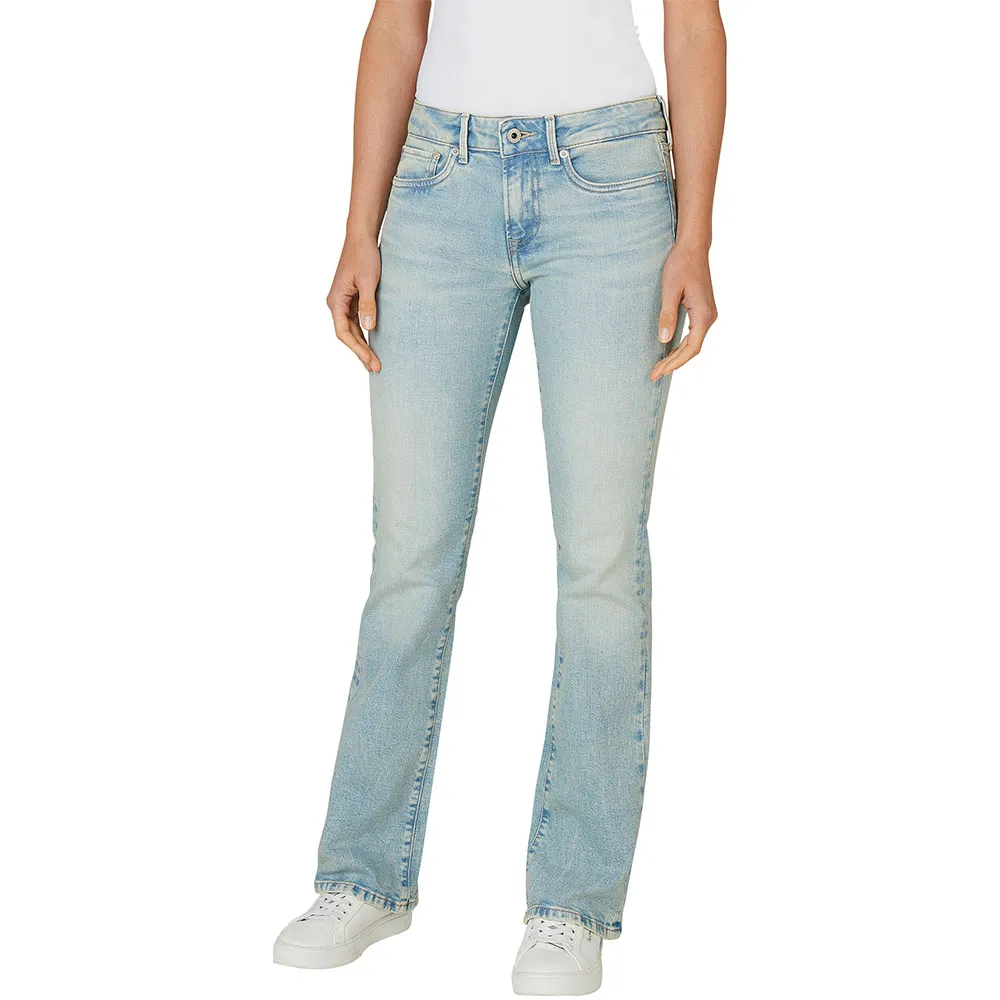 

Джинсы Pepe Piccadilly Bootcut low waist, синий