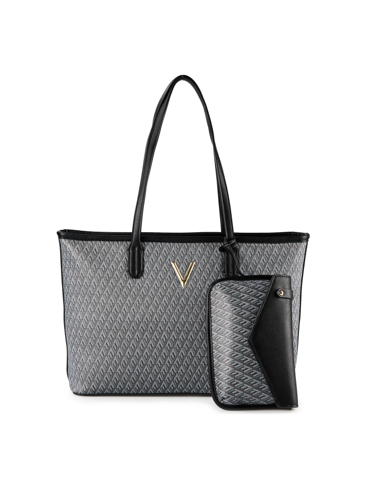 

Valentino Сумка-шоппер Queen Re 35 см, черно-многоцветная