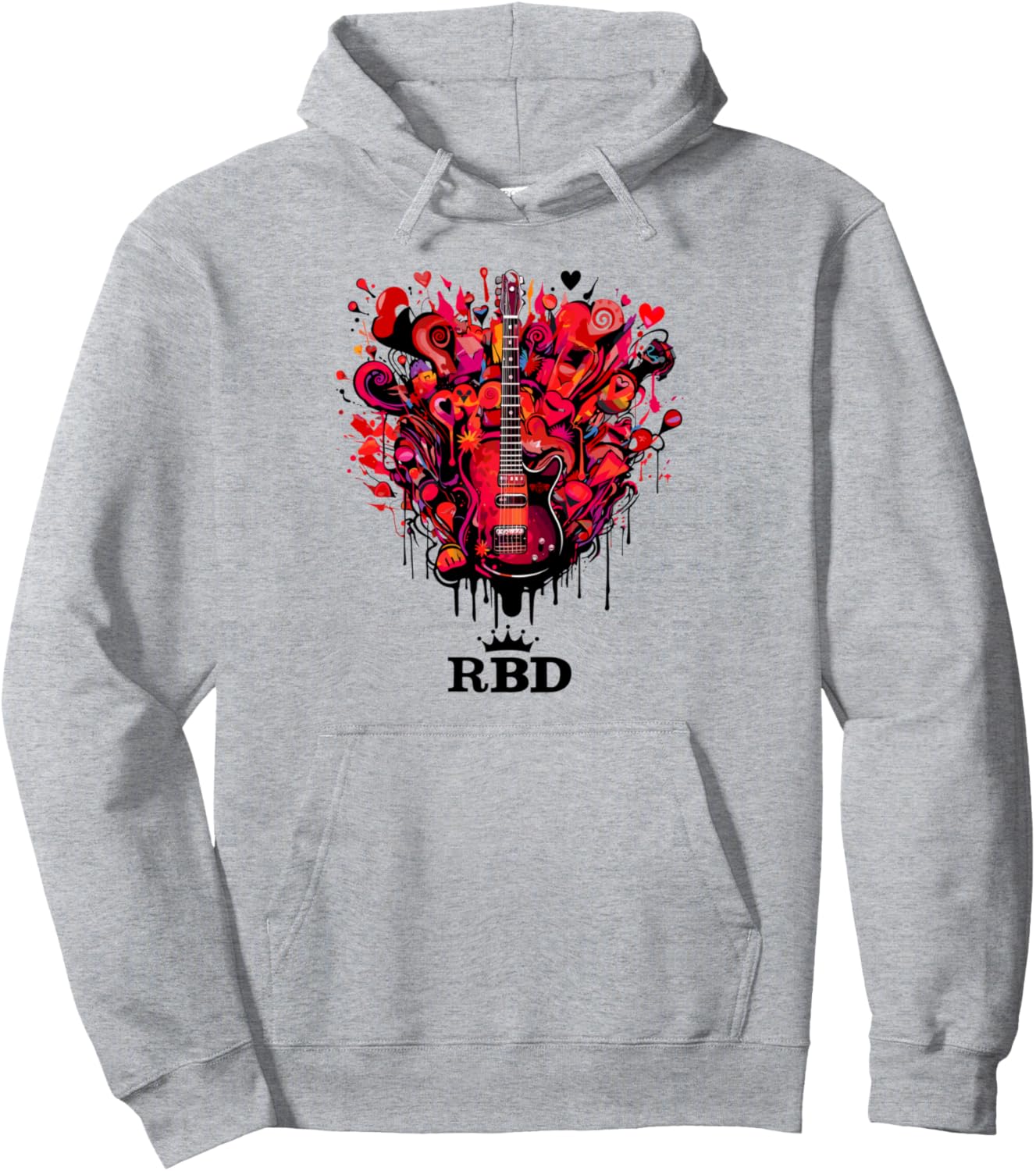 

Толстовка Rebelde Tour 2023 Rebelde Concert Rebelde Rbd, серый