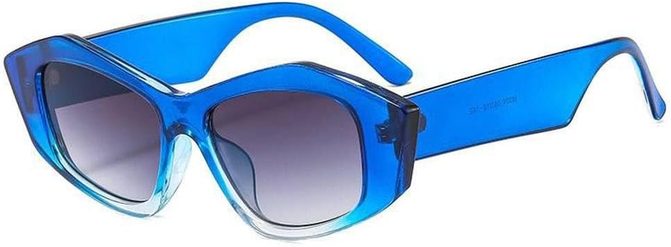 

Модные солнцезащитные очки Polygon 2027 для женщин. Популярные солнцезащитные очки с градиентным переходом для женщин. Очки с защитой от УФ-излучения UV400 MTZJH, Blue Gray