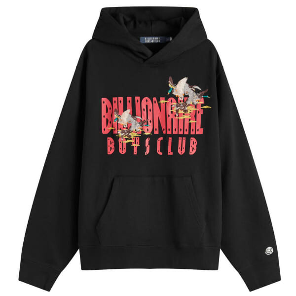 

Толстовка прямого кроя с вышитым логотипом «Утка» Billionaire Boys Club, черный