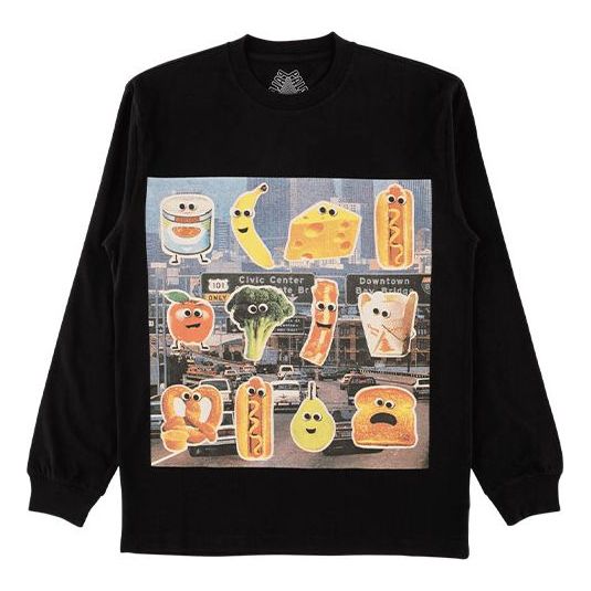 

Футболка PALACE Payne Longsleeve Black Printing Long Sleeves Unisex, черный