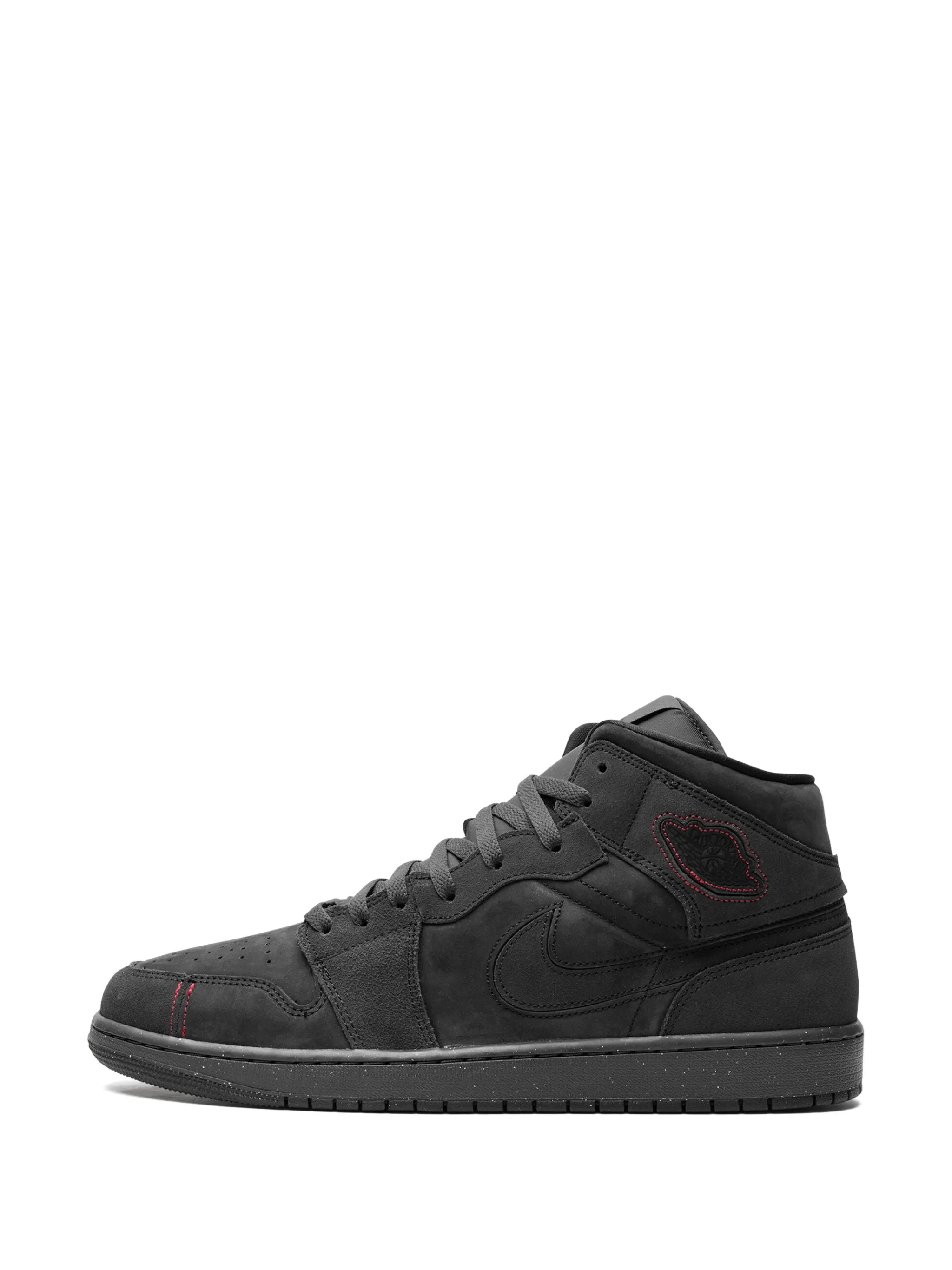 Кроссовки Air Jordan 1 Mid SE Craft Dark Smoke, серый — фото 3