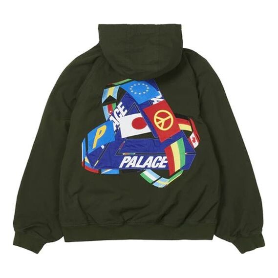 

Куртка PALACE Triflag Hooded Jacket Triangle Pattern Unisex Green, зеленый