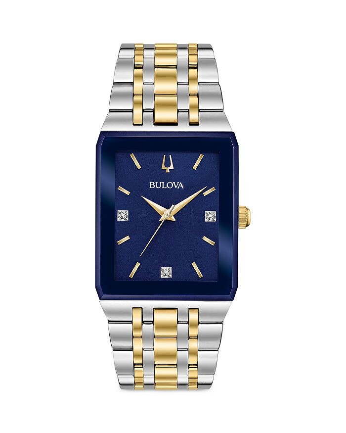 

Часы Bulova Quadra, 31 мм, синий