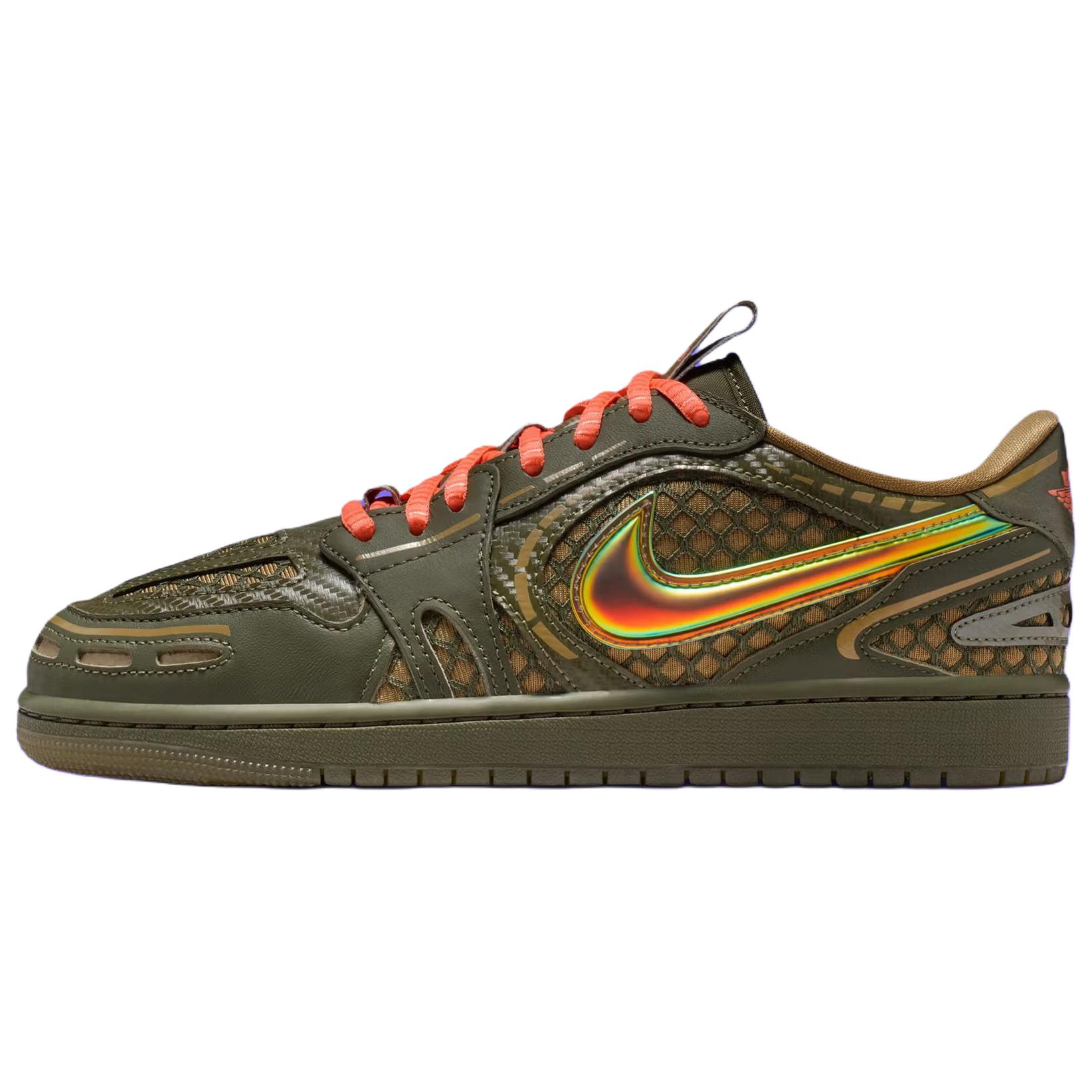 

Jordan Кроссовки Air 1 Low top Vintage Basketball Shoes Unisex Olive Green