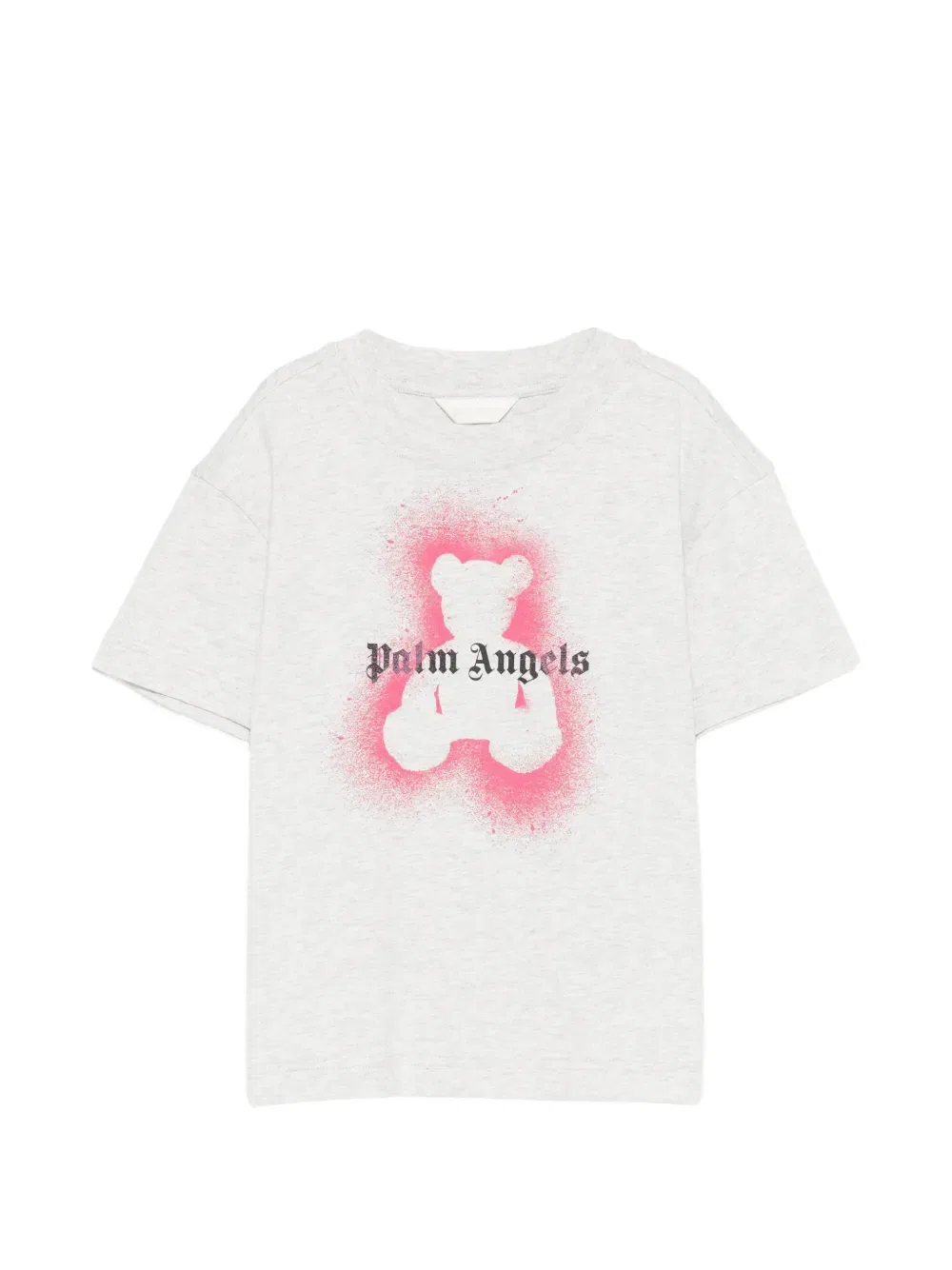 Футболка с принтом "плюшевый мишка" Palm Angels Kids, серый