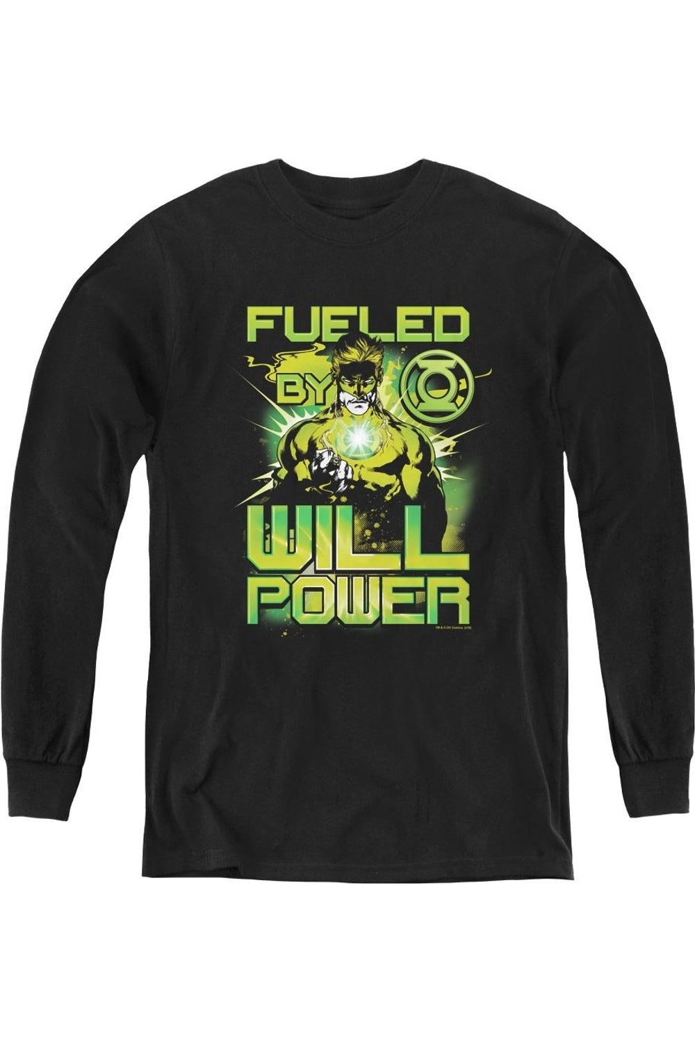

Футболка с длинным рукавом Green Lantern Fueled Youth Gildan