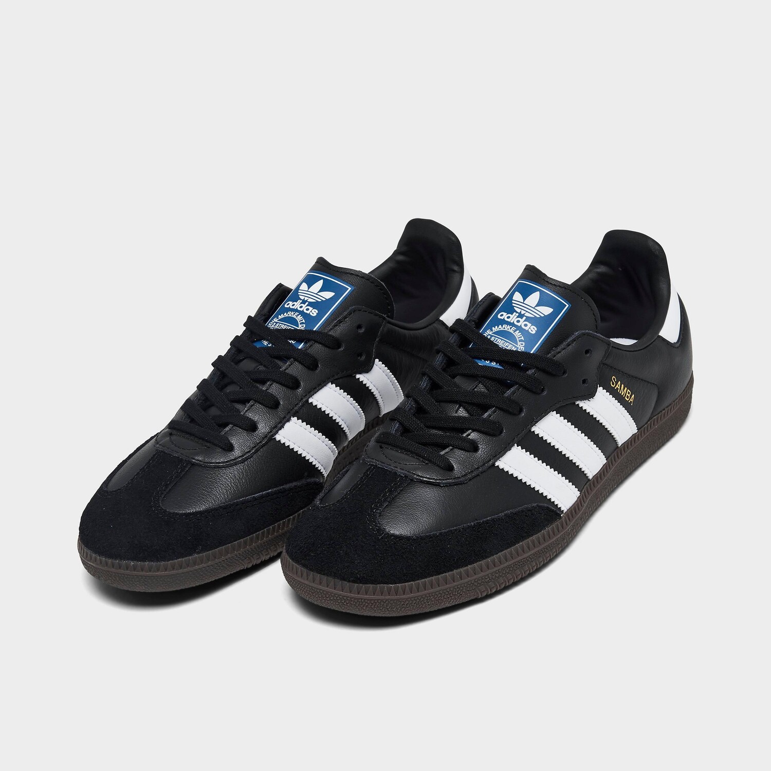 Детские футбольные бутсы adidas Samba Classic для больших детей, черный — фото 2