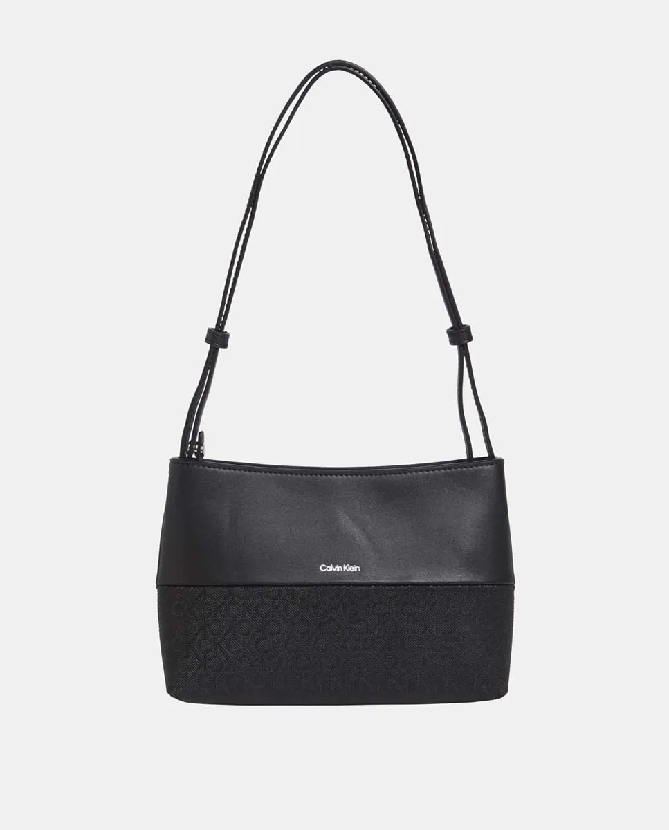

Сумка-трансформер с монограммой Calvin Klein, черный