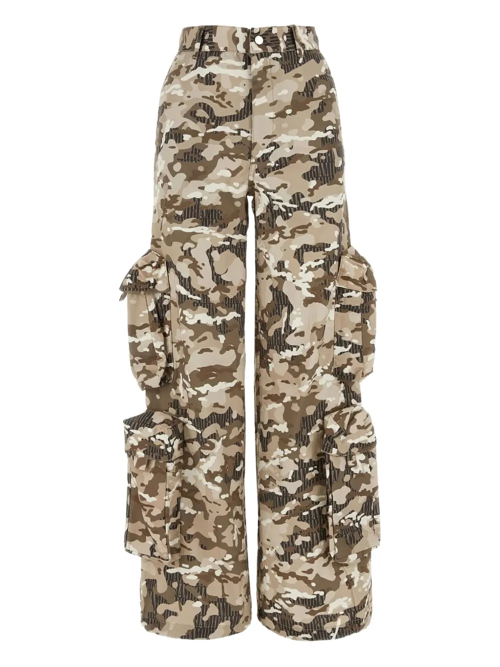 

Карго-брюки с камуфляжным принтом AMIRI, зеленый