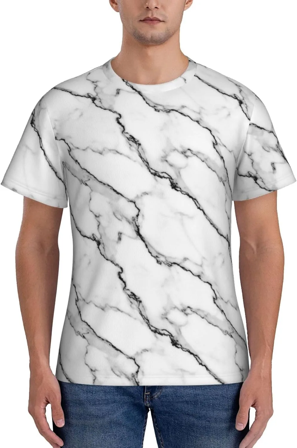 

Футболка мужская Supdreamc для тренировок, Quick Dry и Slim Fit