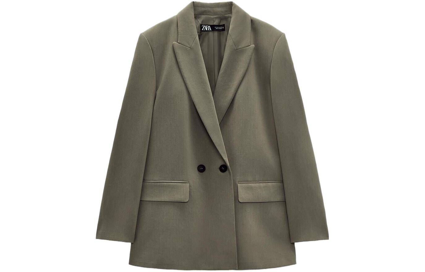 

Деловой костюм женский хаки Zara