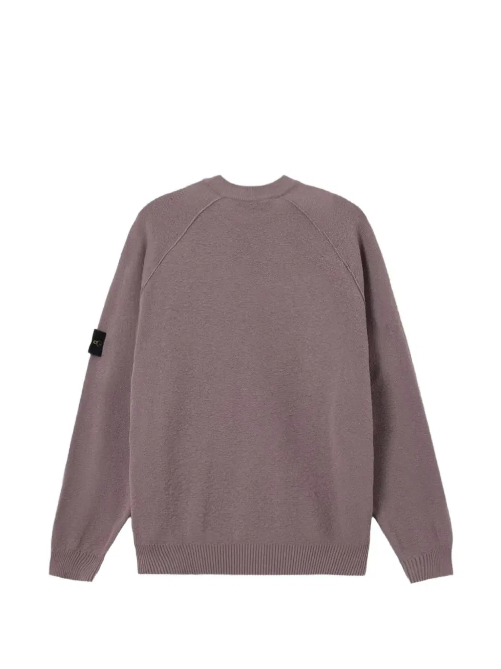 Свитер с фактурной вязкой Stone Island, фиолетовый — фото 2