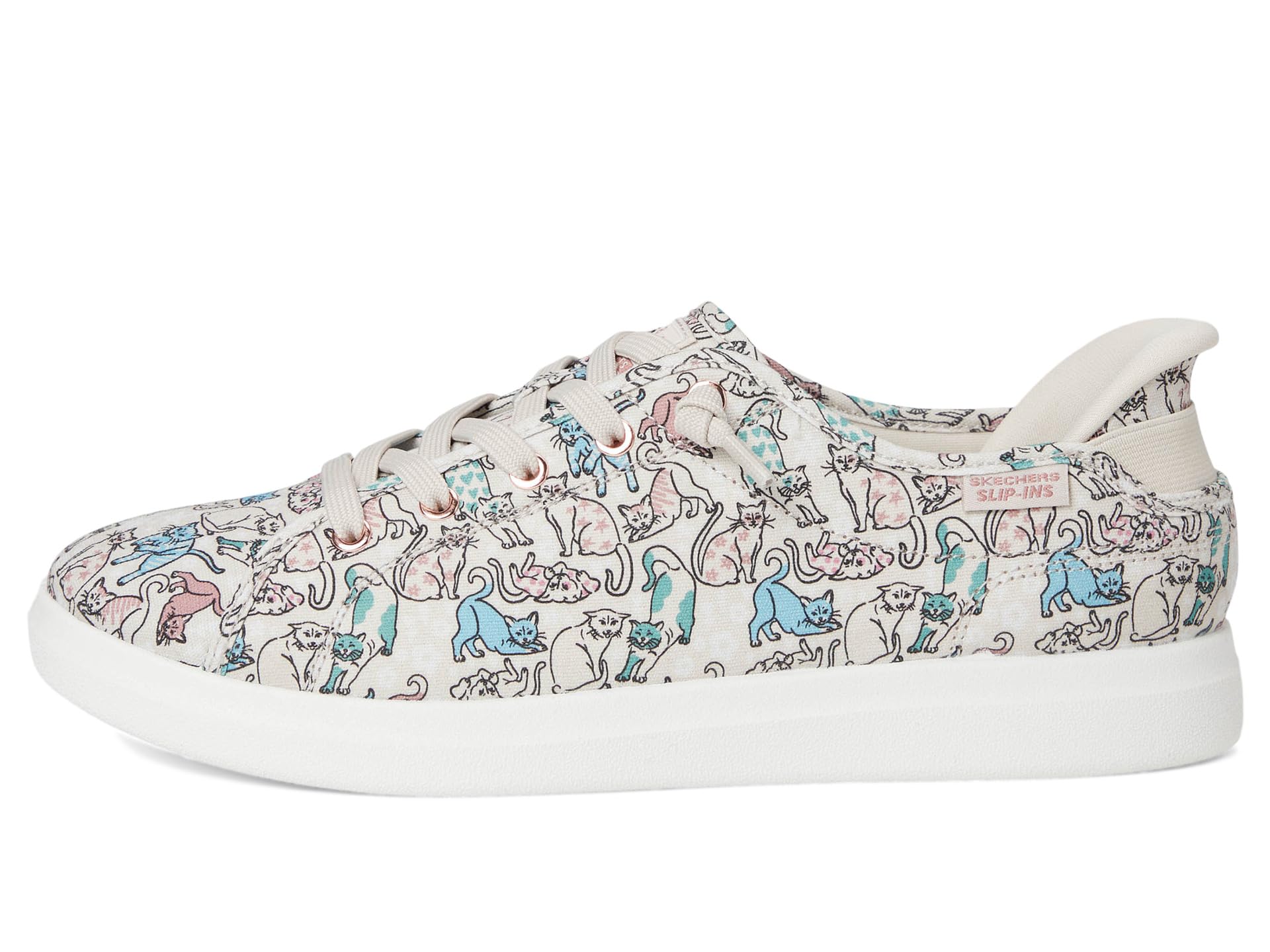 Кроссовки BOBS from SKECHERS Bobs D'Vine Hands Free Slip-ins, цвет Natural Multi — фото 4