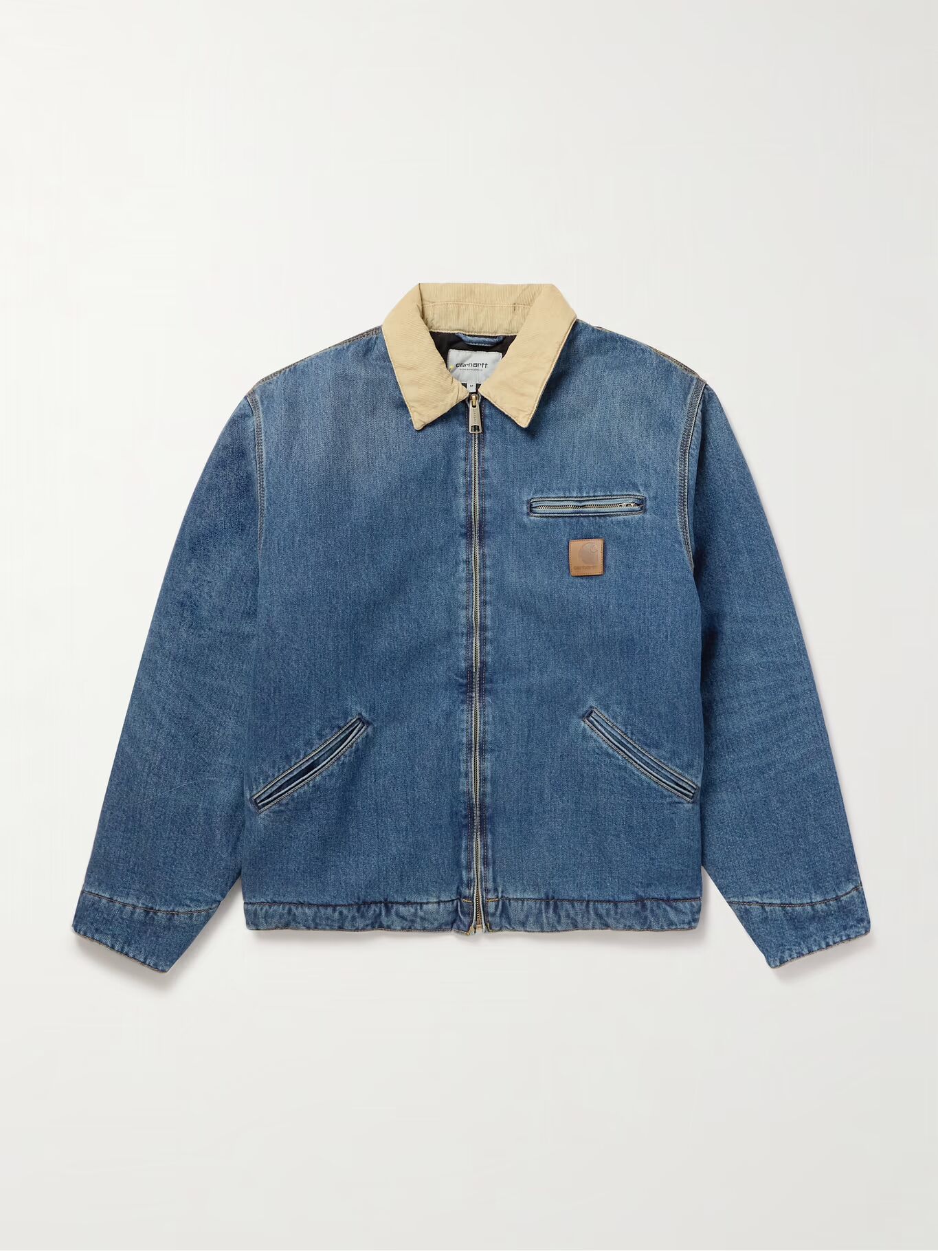

OG Detroit Вельветовая куртка с подкладкой из денима CARHARTT WIP, синий
