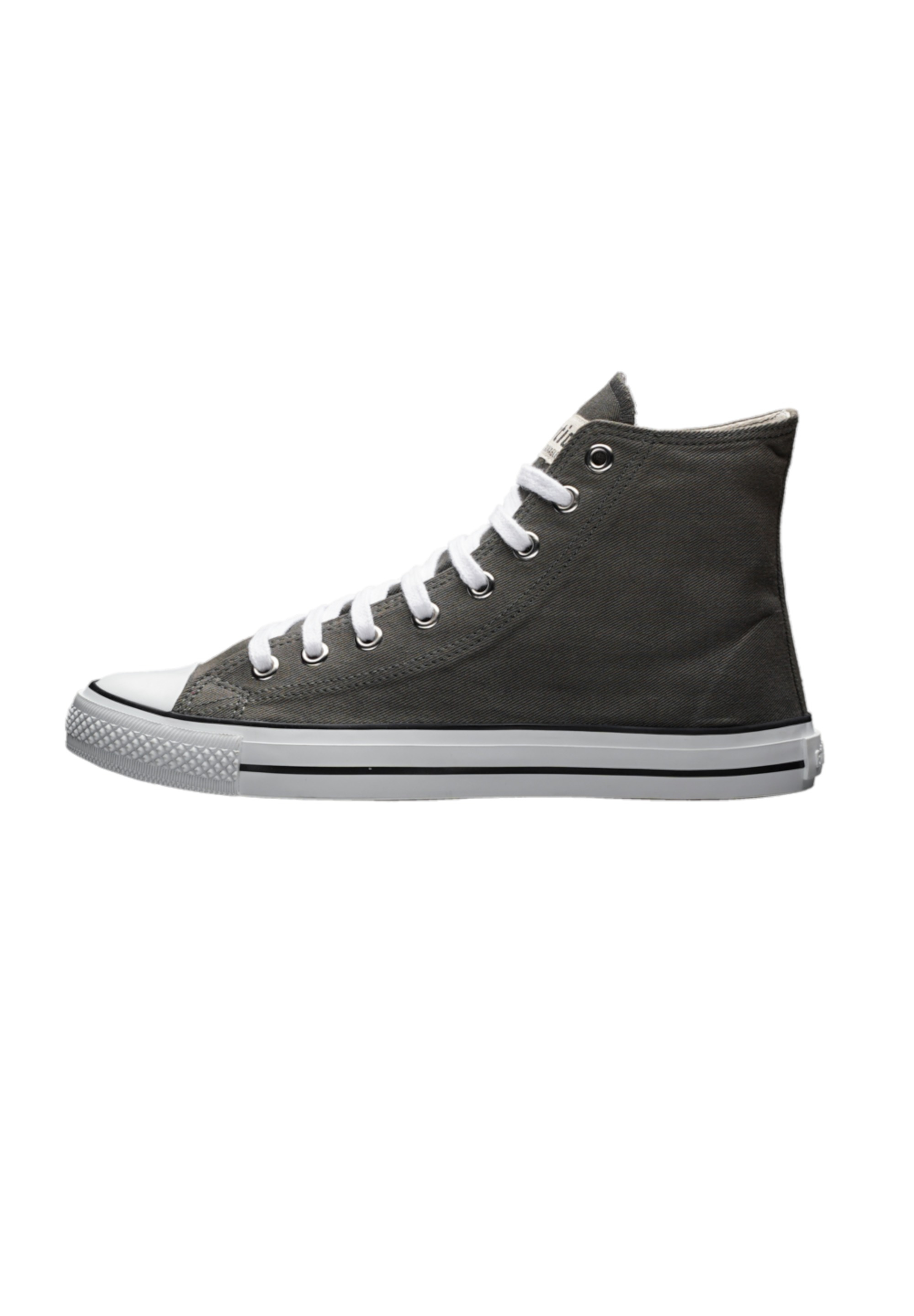 

Кроссовки ethletic Canvas White Cap Hi Cut, цвет Donkey Grey | Just White