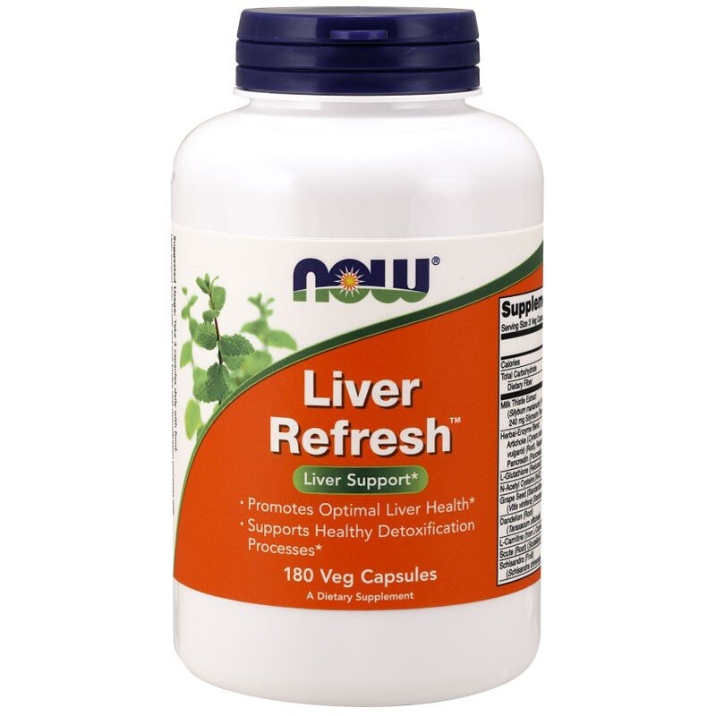 

NOW Liver Refresh Биологически активная добавка, 180 растительных капсул Now Foods
