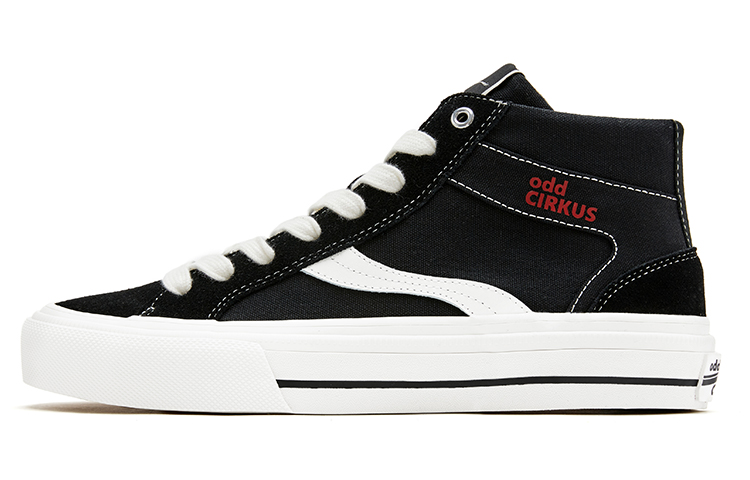 

OddCIRKUS Mid-Top Скейтерские кроссовки унисекс черные, цвет Black