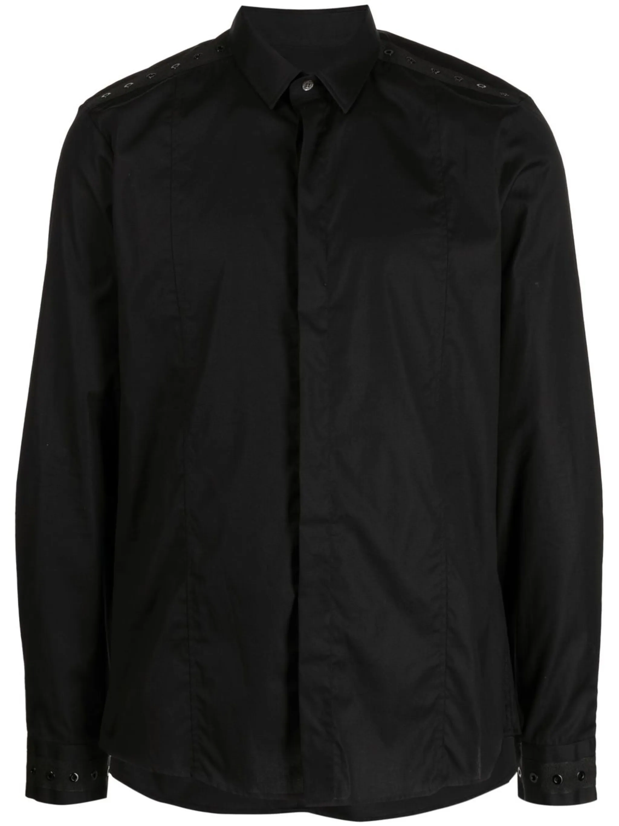 

Рубашка с люверсами Les Hommes, черный