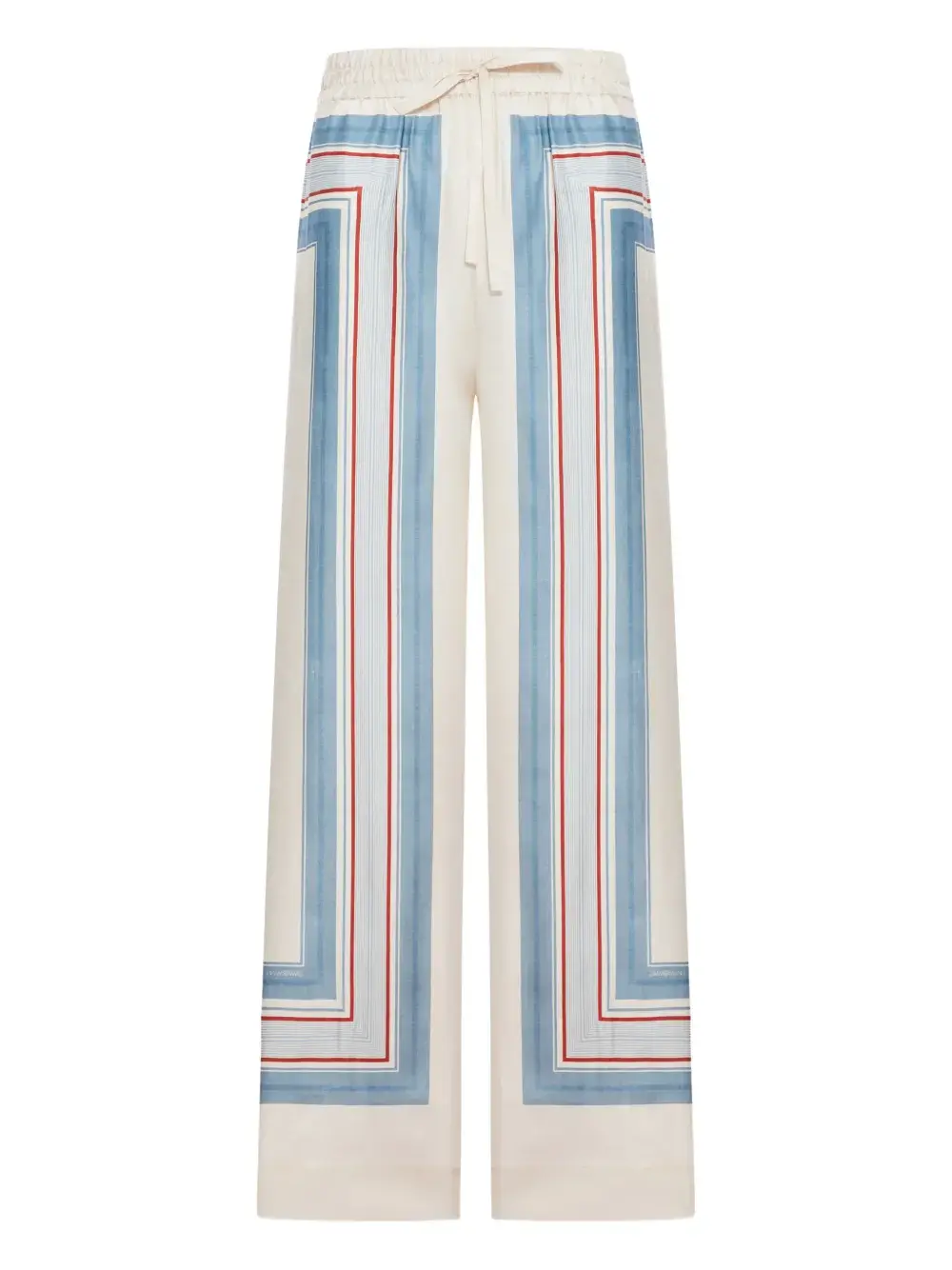 

Полосатые брюки на завязках Zimmermann, бежевый