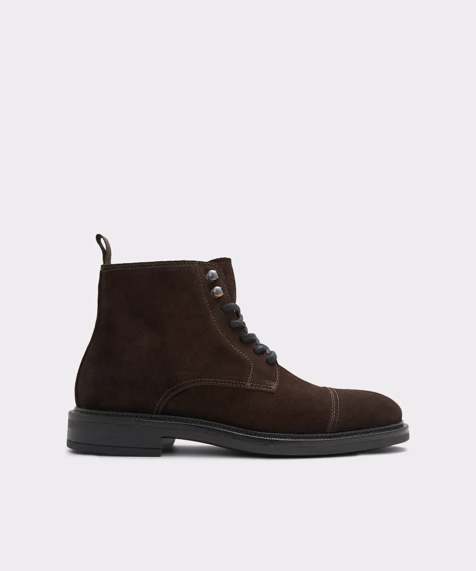 

Мужские кожаные ботинки с круглым носком Aldo, коричневый