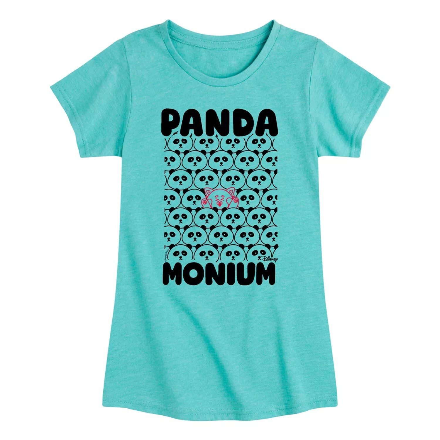 

Футболка с рисунком Panda Monium для девочек 7–16 лет Disney/Pixar's Turning Red Licensed Character, синий