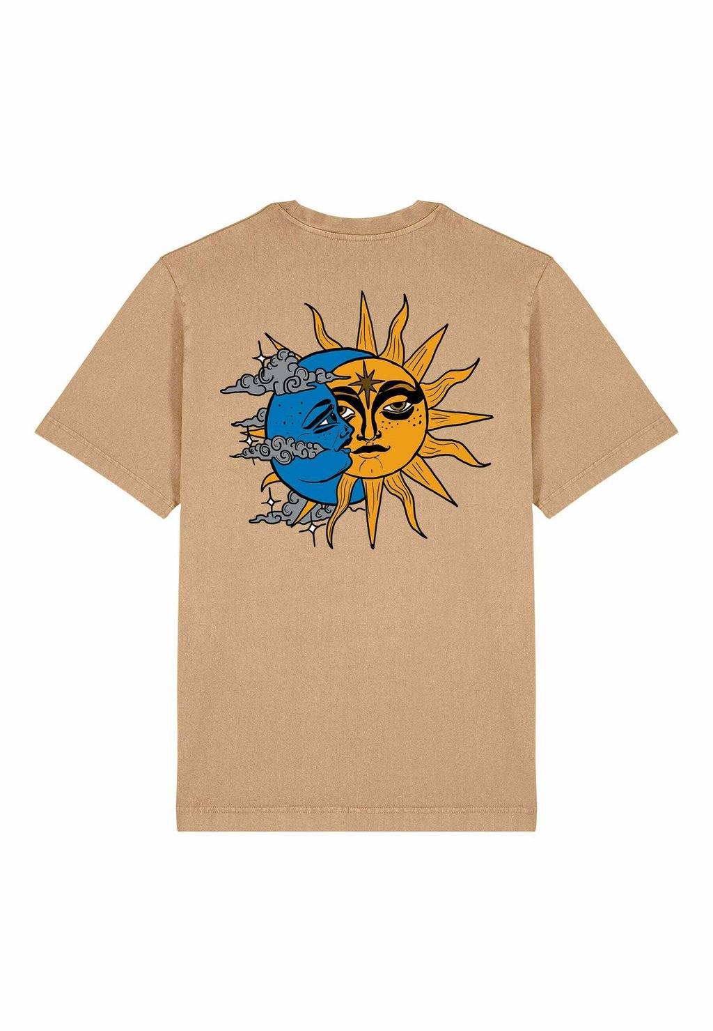 

Футболка с принтом LUNAR BACK UNISEX HEAVYWEIGHT TEE Mira Paris, бежевый