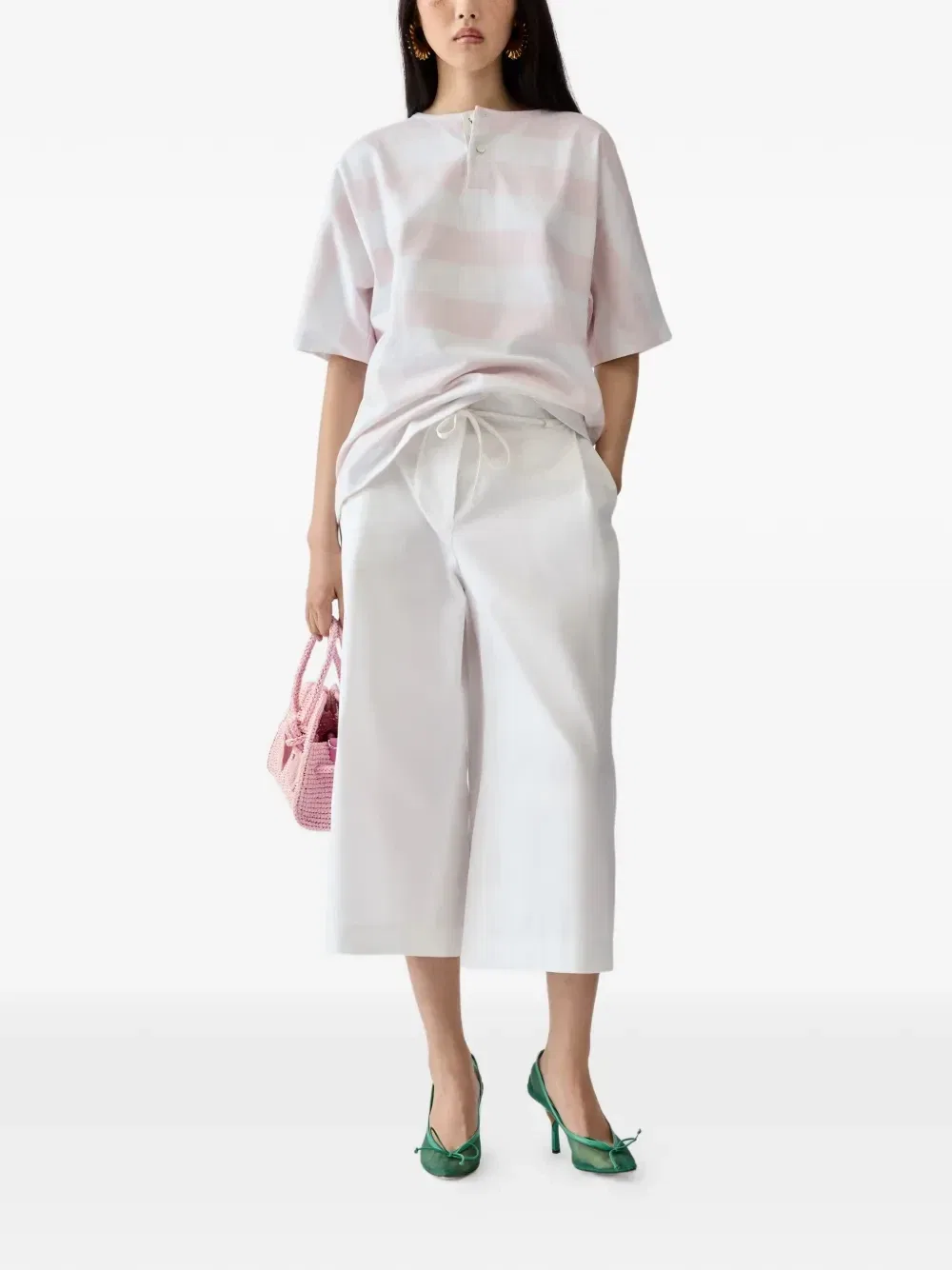 Брюки Marin JACQUEMUS, белый — фото 2