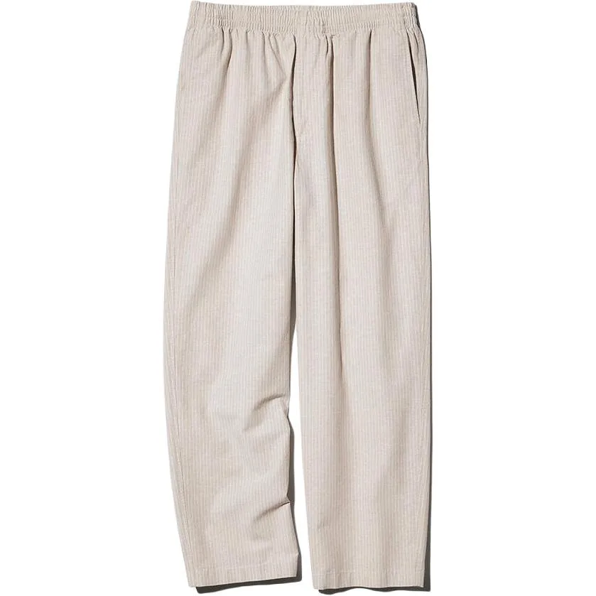 UNIQLO Брюки casual мужские бежевые умеренно прямого кроя