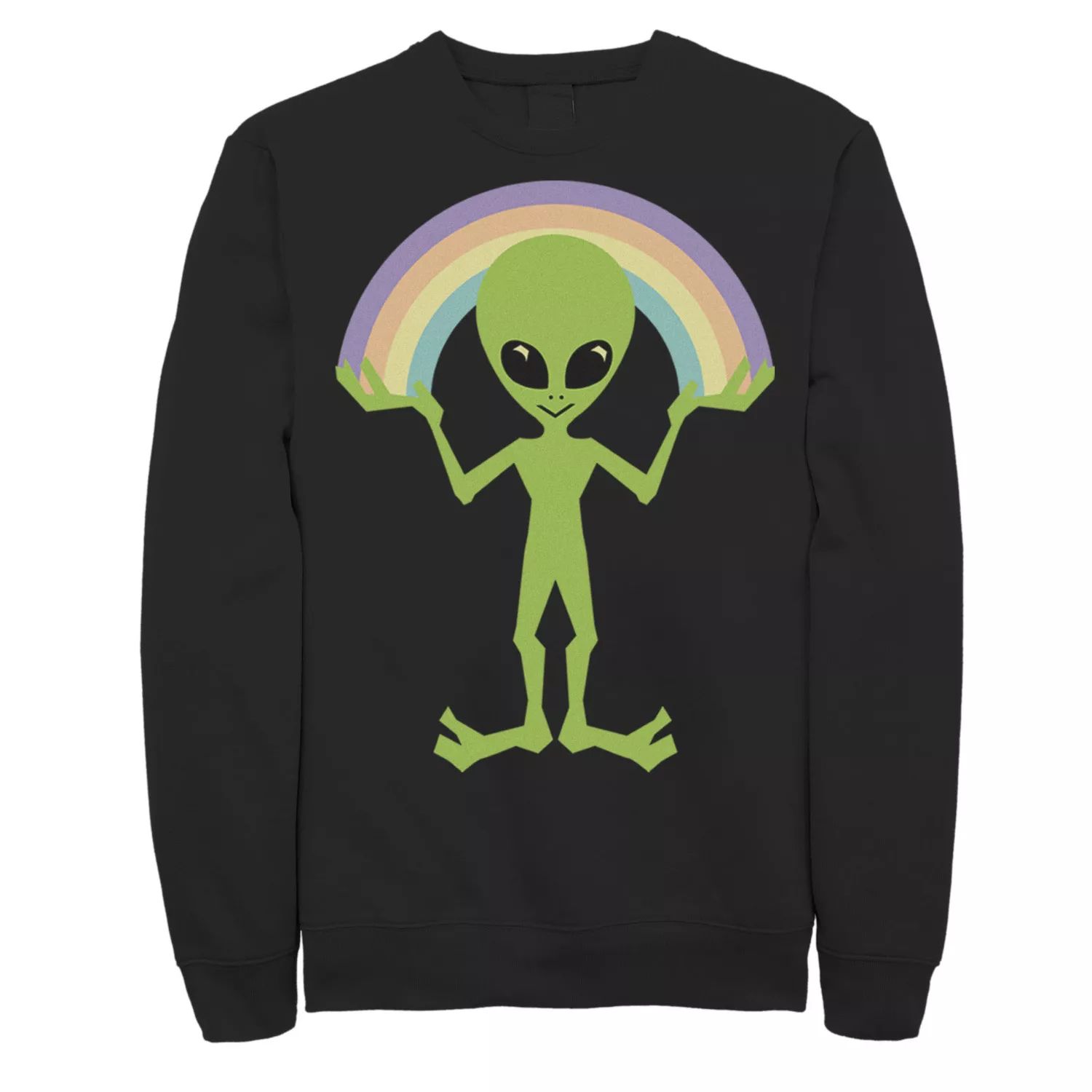 

Мужской свитшот Alien Making A Rainbow Licensed Character