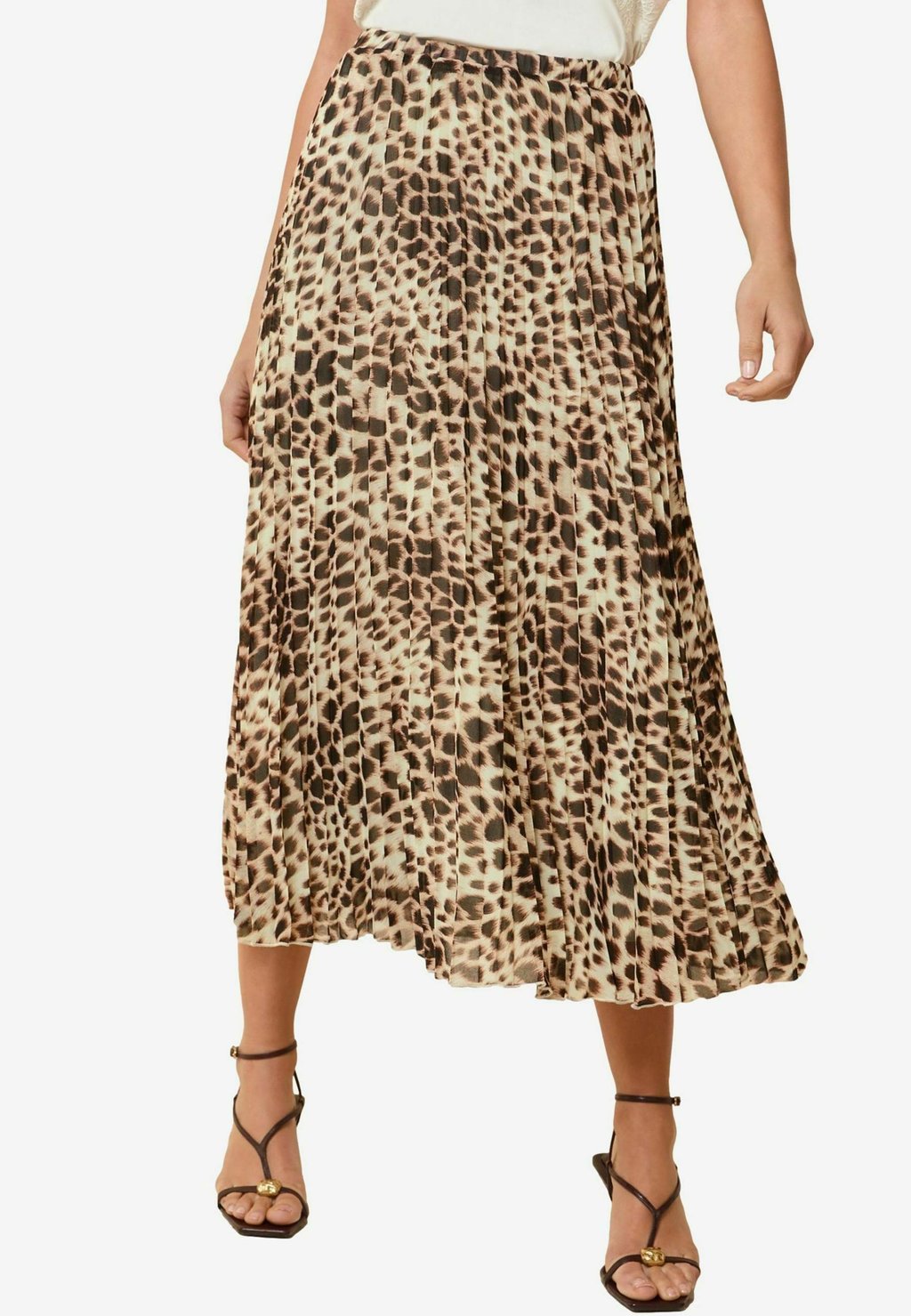 

Юбка плиссированная REGULAR FIT - MIDI - A-line skirt Friends Like These, коричневый