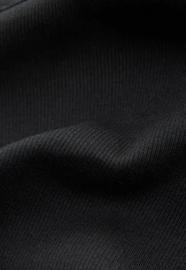 Топ Regular fit Next, премиум рифлёный с круглым вырезом без рукавов, чёрно-белый — фото 3