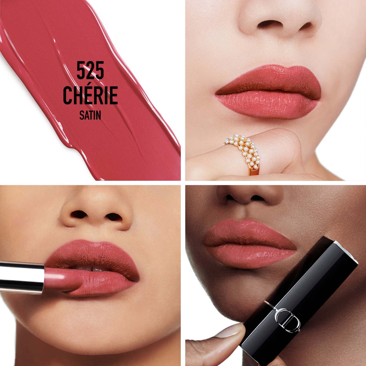 Помада для губ rouge dior velvet refill Dior, 525 - chérie, вес 3.2 гр. — фото 2