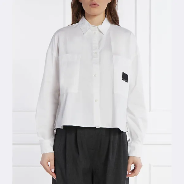 

Рубашка оверсайз Armani Exchange x Mixmag Armani Exchange, белый