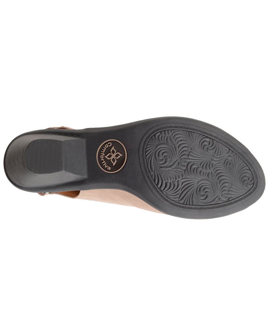 Comfortiva Faye Leather Sandal, серый — фото 4