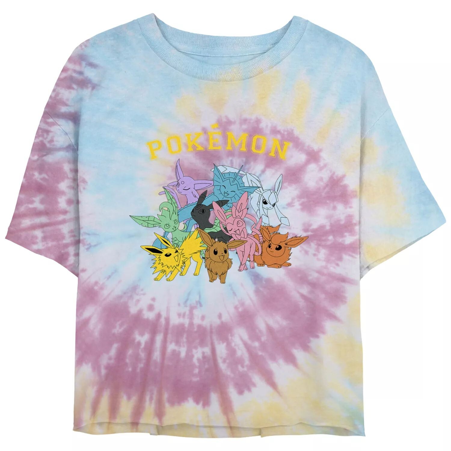 

Футболка с рисунком Pokémon Eeveelutions для юниоров Licensed Character
