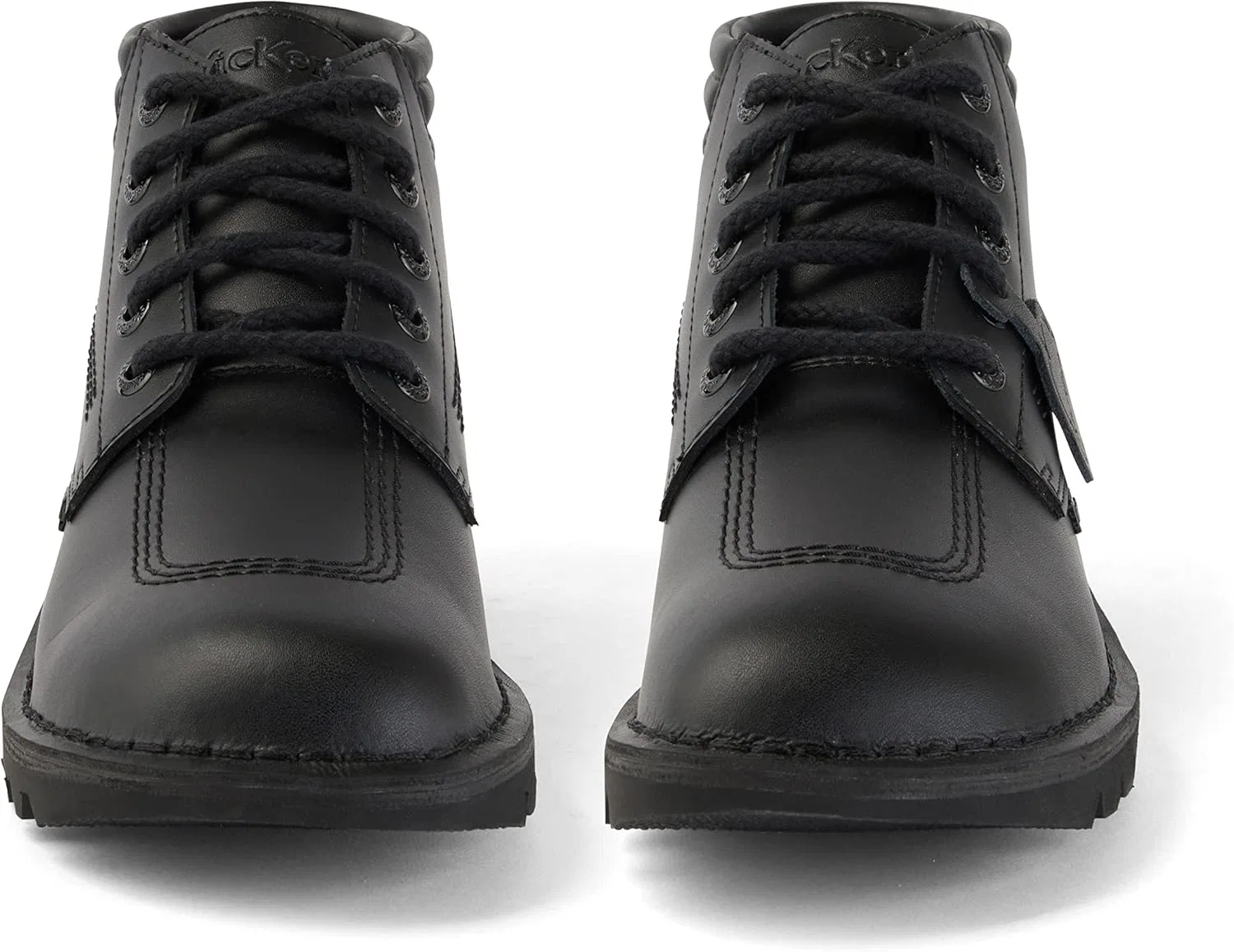Мужские кожаные ботинки Kickers Kick Hi Padded Leather Shoes Stiefelette, Black — фото 3