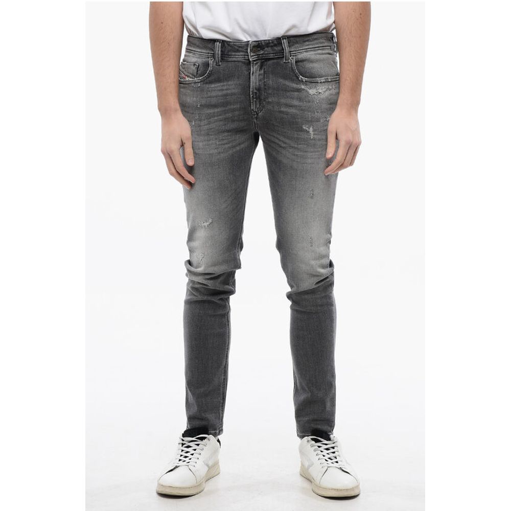 

Джинсы SLEENKER Skinny Fit с низкой талией 1979 года, 16 см, длина 32 см Diesel, Gray