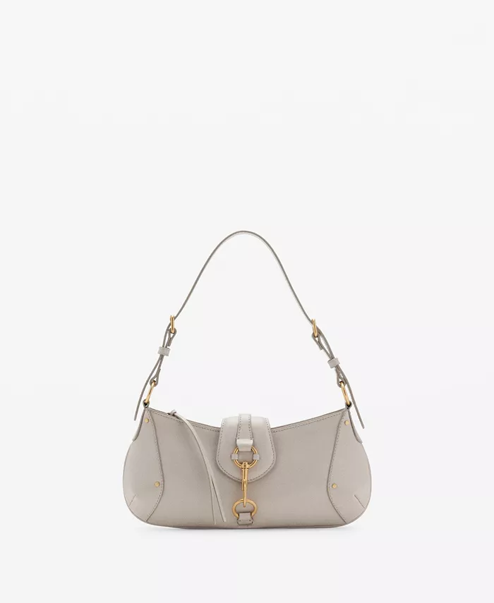 

Женская сумка через плечо с крючковой застежкой Mango, загар/бежевый