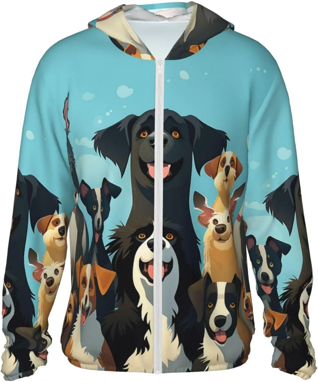 

Толстовка с капюшоном для защиты от солнца Unisex UPF 50+ GDSHJKLW