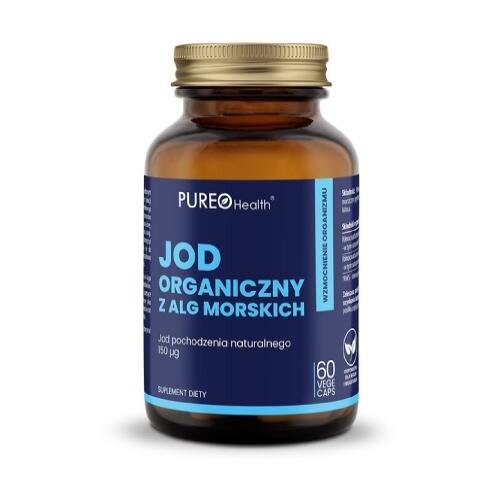

Pureo Health, Органический йод из морских водорослей, 60 капсул. Inna marka