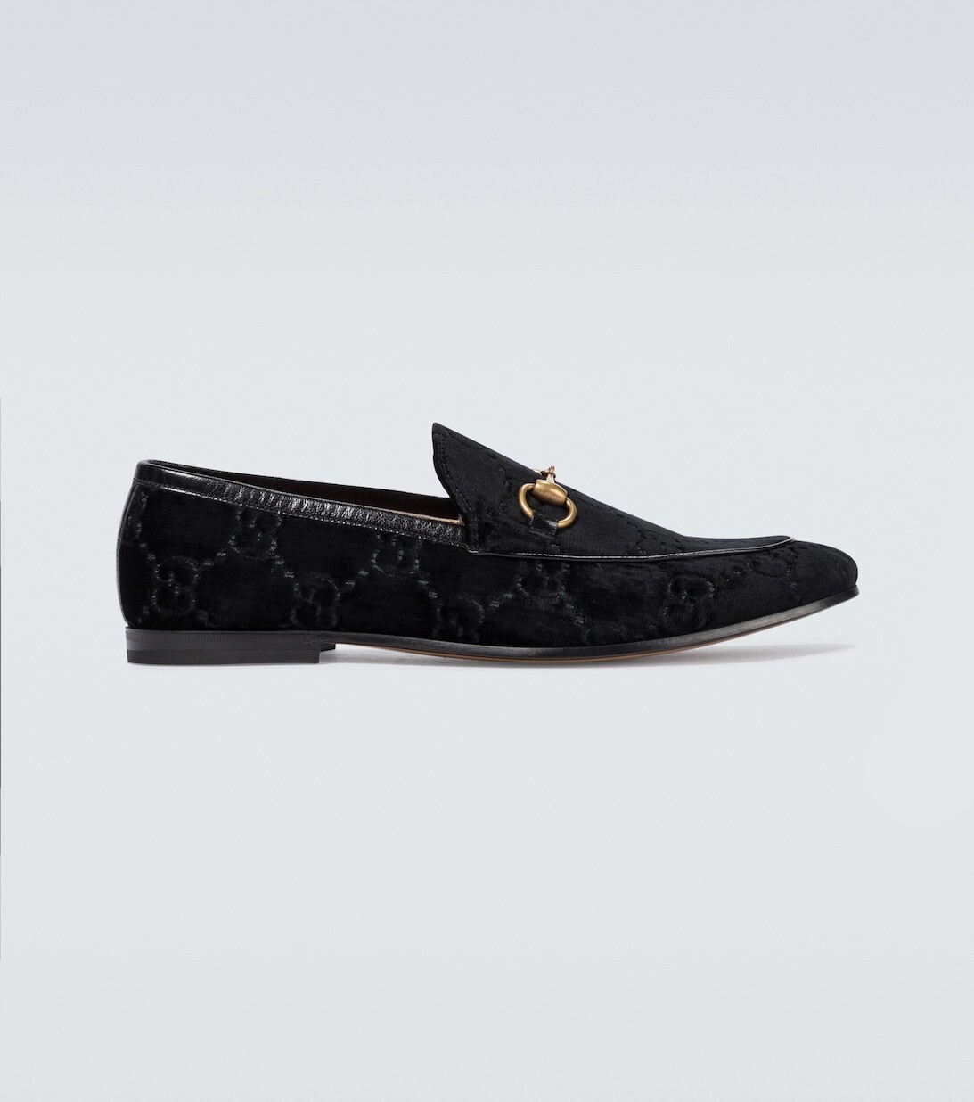 

Бархатные лоферы Jordaan GG Gucci, черный