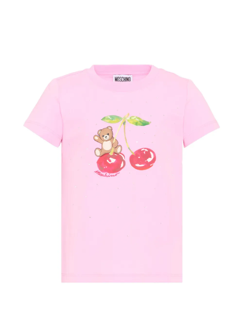 

Футболка "Медвежонок" Moschino Kids, розовый