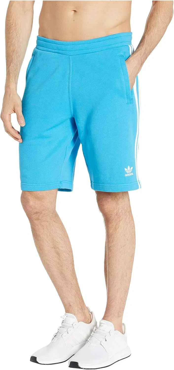 Шорты Adidas Originals 3-Stripes цвета Shock Cyan, синий