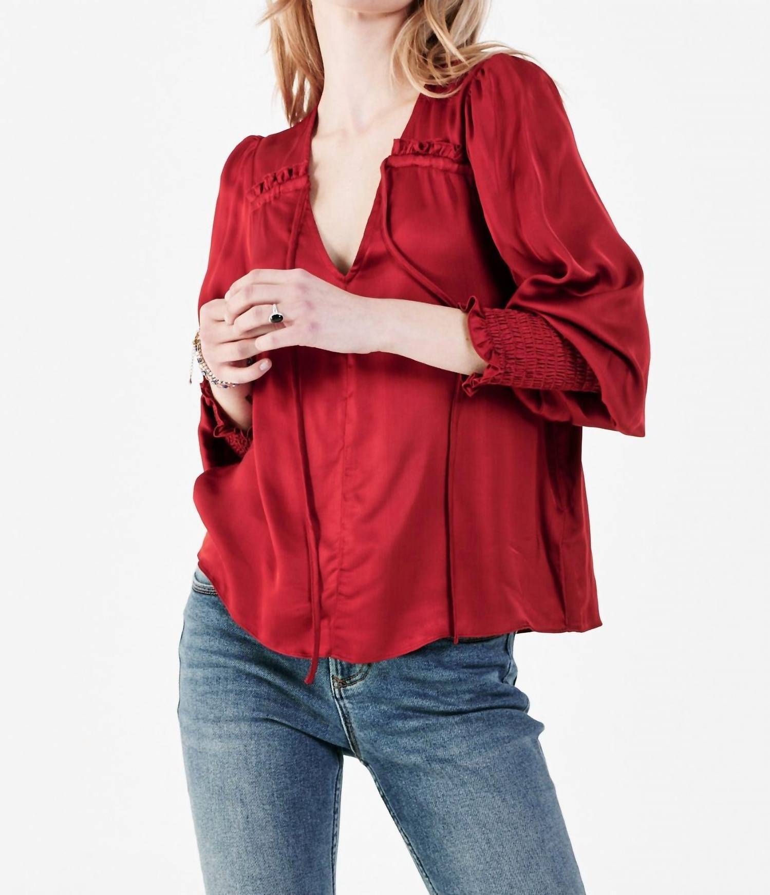 

Топ Amelia Ruched на Барбадосе DEAR JOHN DENIM, цвет barbados