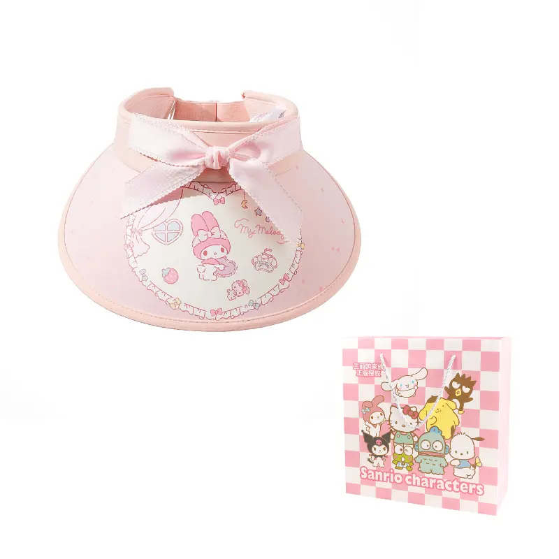 

Sanrio Мелисовая детская панама из полиэстера с защитой от солнца, Melody sun protection hat