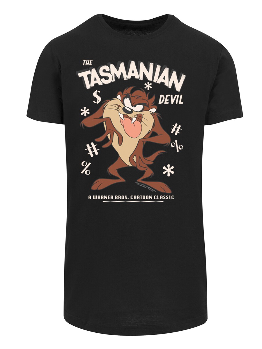

Рубашка F4NT4STIC Looney Tunes Vintage Tasmanian Devil Taz -BLK, черный