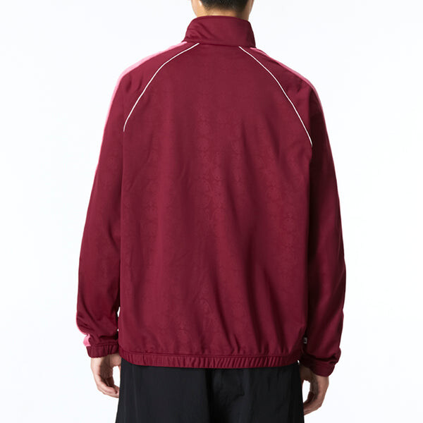 Куртка Men's Nike Ga Nk Lwt Jkt Athleisure Casual Sports Stand Collar Colorblock Jacket Wine Red, красный — фото 4