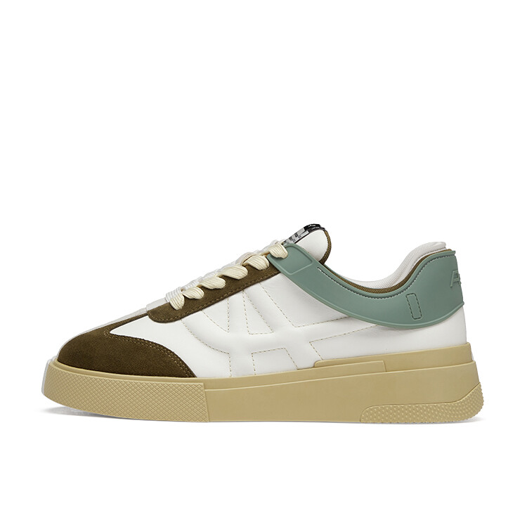 

Кроссовки ASH Skateboarding Shoes Men Low-top White/dark Green, белый